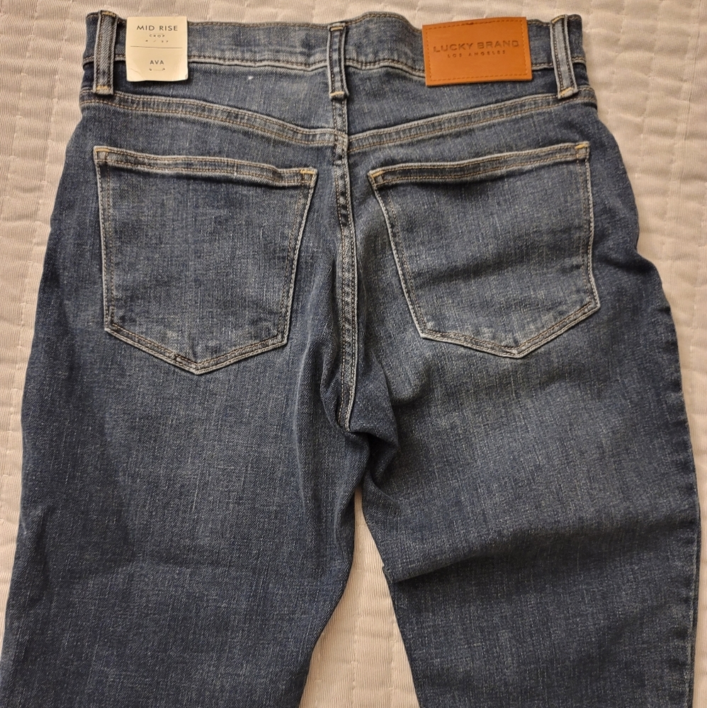 Lucky brand mid rise skinny jeans